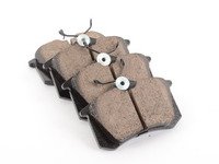 ES#1844151 - eur340a - Rear Euro Ceramic Brake Pad Set - Ceramic composite developed to meet low dust & noise requirements - Akebono - Audi Volkswagen