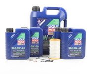 ES#2588640 - 20492050KT1 - Engine Oil Service Kit - With 0W-40 Engine Oil - Everything you need to perform an engine oil service - Liqui-Moly - Mercedes Benz