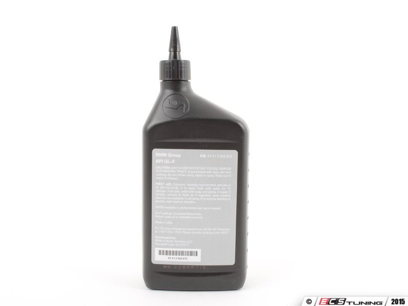 Genuine BMW 07512293972 Differential Fluid 75W90 SAFXO GL5 Gear