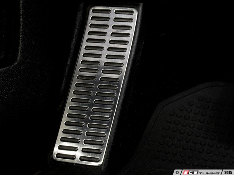 American Car Craft Mustang Dead Pedal Trim Plate, Stainless Steel