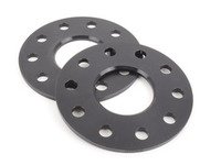 ES#2731112 - 14957161SW - H&R DR Series Black Wheel Spacers - 7mm (1 pair) - Wider is better - H&R - Porsche