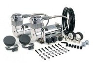 ES#2167849 - 23400 - Viair 400C Dual Pack Compressor - 150 PSI - Chrome - Two 12v compressors with a duty cycle of 33% & 150psi max pressure - Air Lift - Audi BMW Volkswagen