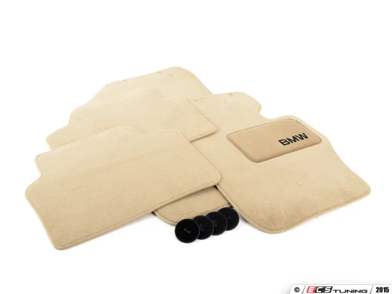 Genuine Bmw 82112293528 Carpeted Floor Mat Set Tan 82 11 2