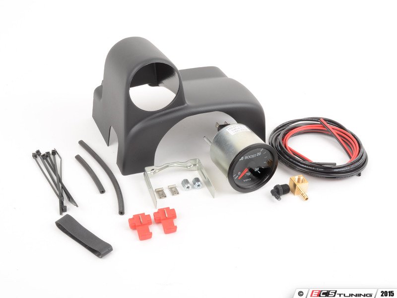 Assembled By ECS VD0BGKTDIWOSPOD VDO Boost Gauge Kit With Offset Steering Column Pod (NO