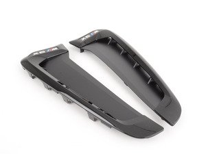 ES#2954014 - 51712354932KT - M Performance Side Grilles - Add a sleek sporty look with these gloss black fender grilles - Genuine BMW M Performance - BMW