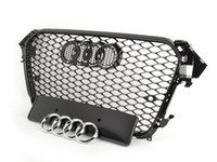 ES#3005990 - 015865ecs01KT - RS4 Mesh Style Grille - Black With Gloss Black Frame - Add a sleek new look to your front end with an RS style mesh grille - ECS - Audi