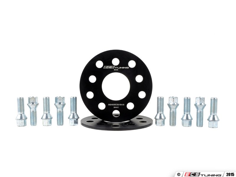 ECS ECS10154KTWBC ECS Wheel Spacer & Bolt Kit 5mm With Conical