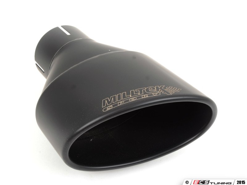 Milltek Sport - MSTIP144 - Oval Cerakote exhaust tip - Left