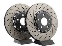ES#2999284 - 009085ECS01KT - Front 2-Piece Brake Rotors - Pair (321x30) - Direct bolt-on replacement - 24% less weight! - ECS - Audi