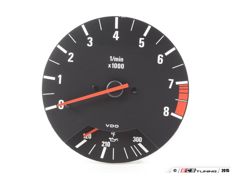 Genuine BMW 62131381485 Tachometer & Oil Temperature Gauge (NO
