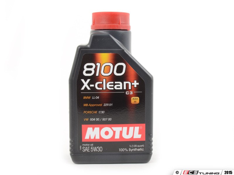 Motul 3374650234816 8100 XClean+ Engine Oil (5w30) 1 Liter