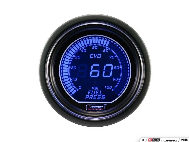 Prosport Performance 216EVOEFP.PSI EVO Series Digital Fuel Pressure Gauge 0100 Psi