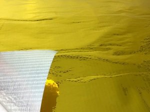 ES#3022272 - HEA-GWRAP-20x20 - Gold Heat Reflective Sheet - 20" x 20" - Control heat and dress up your engine bay - Prosport Performance - Audi BMW Volkswagen Mercedes Benz MINI Porsche