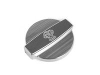 ES#2984696 - J018 - Expansion Tank Cap - Machined - Billet aluminum coolant cap cover to dress up your blue or black plastic cap - JCAPS - Audi Volkswagen