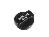 ES#2986505 - J019-BLKKT - Oil Cap Assembly - Black Anodized - Complete billet aluminum oil cap assembly to replace your black plastic one - Assembled By ECS - Audi Volkswagen