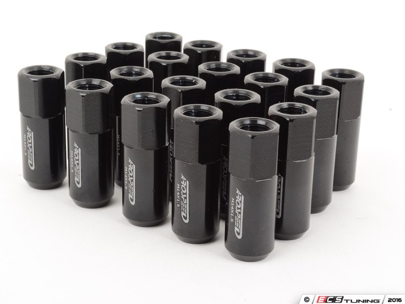 Arospeed - AR0915BK - 21mm Conical Seat Lug Nut - Set Of 20 - Black ...