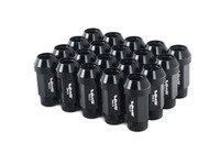 ES#3006033 - lg0180bkKT - 19mm Conical Seat Lug Nut - Set Of 20 - Black - Produced for aftermarket wheels with stud conversions (14x1.5mm) - VMS Racing - Audi BMW Volkswagen