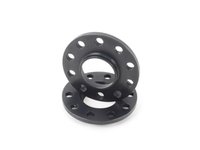 ES#2731362 - 2075725SW - DR Series Wheel Spacers - 10mm Black (1 Pair) - Most applications will also need a 40mm wheel bolts, not included in this wheel spacer pair. Note: Height hub contour up to 11.5mm. Inside wheel bevel = 7.0 x 45 degrees. - H&R - MINI