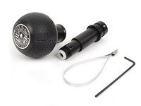 ES#3022035 - GS2DGS - BFI Heavy Weight Shift Knob SCHWARZ - Air Leather - Just because your car doesn't have a third pedal, doesn't mean you should be stuck with some goofy shifter. - Black Forest Industries - Audi Volkswagen