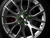 ES#3006124 - AR0915GR - 21mm Conical Seat Lug Nut - Set Of 20 - Green - 60mm Anodized Billet Aluminum lug nuts designed for aftermarket wheels with stud conversions - Arospeed - Audi Volkswagen