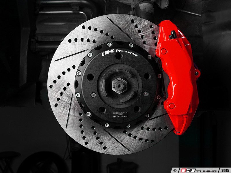 ECS News - ECS Tuning 2pc Brake Rotors | Porsche 996 Turbo