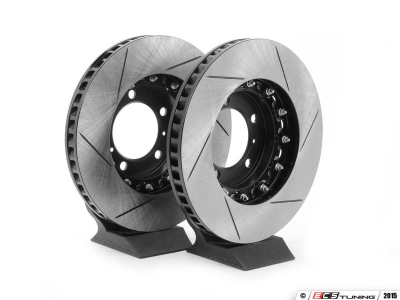 ECS 002662ECS03KT FullFloating TwoPiece Slotted Front Rotors
