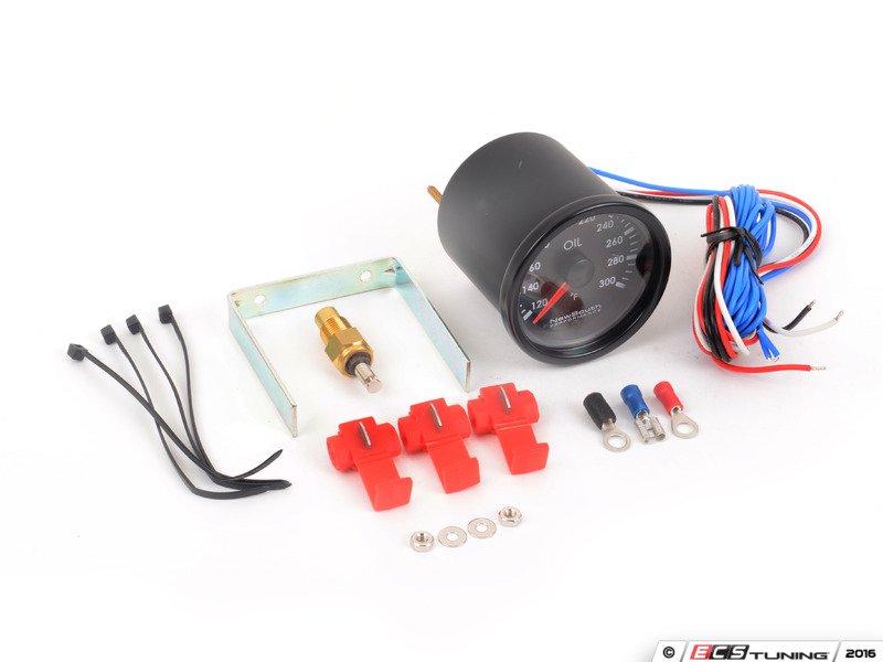 New South Performance GAU003 52mm Oil Temp Gauge 125300F