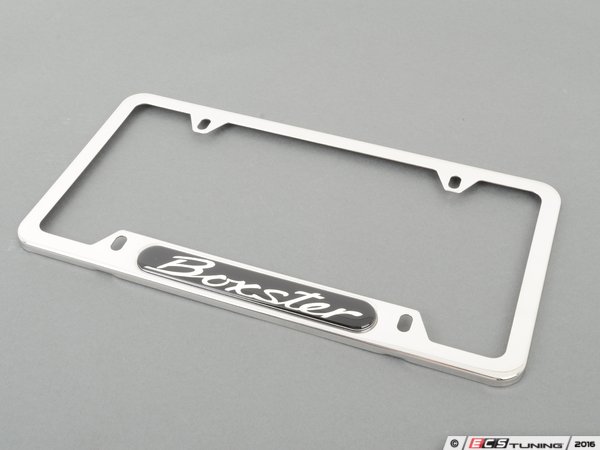 Genuine Porsche - PNA70201100 - Boxster Logo License Plate Frame - (NO ...