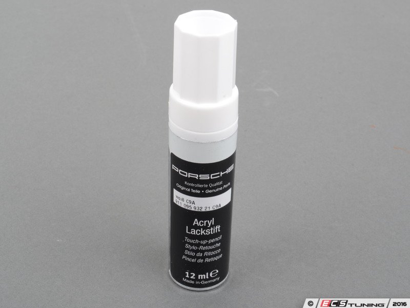 Genuine Porsche 91109593221C9A TouchUp Paint White