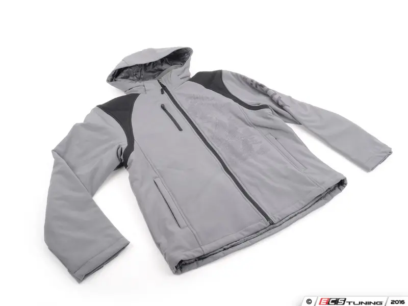 Genuine Volkswagen Audi Acm2598 Gry Md Three Layer Performance Soft Shell Jacket Gray Medium No Longer Available