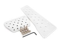 ES#3024677 - TMS-AUTO-PEDSET - Turner Performance Pedal Set - Automatic Transmission - Silver anodized aluminum; designed with the enthusiast driver in mind. The right grip & slip where you need it. - Turner Motorsport - BMW