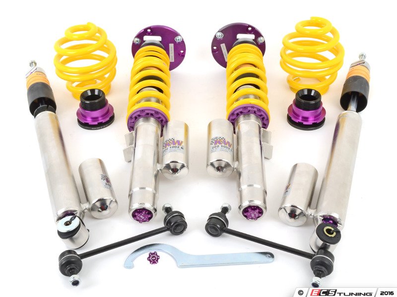 KW Clubsport 2-Way Coilover Kit - 1999-2005 Volkswagen Golf main image 0