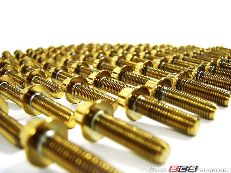 ECS BBSRMGLDBOLT BBS RM Wheel Bolts Gold (24mm)