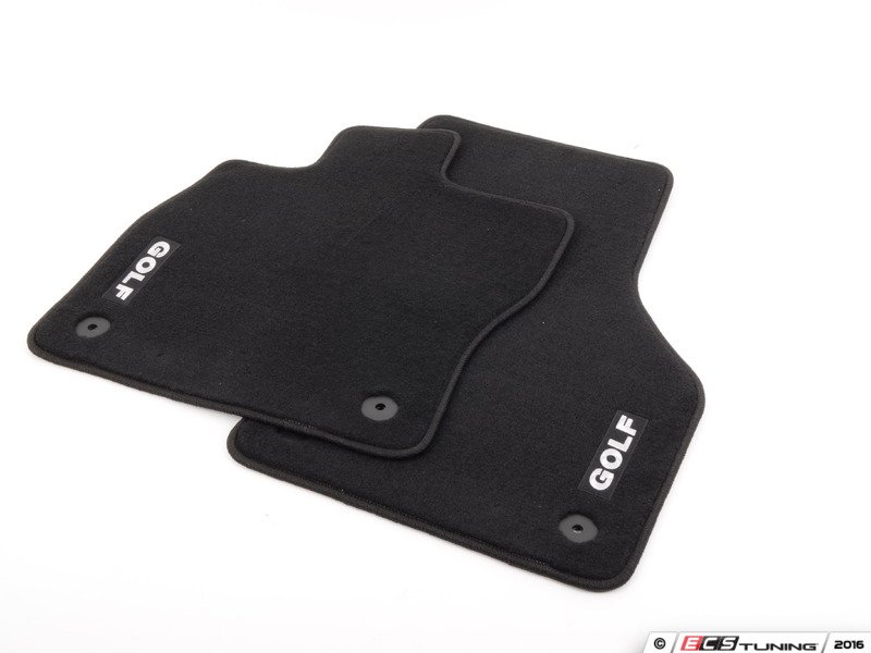 Genuine Volkswagen Audi - 5G1061370WGK - Mojo Mats - Black / Black Piping