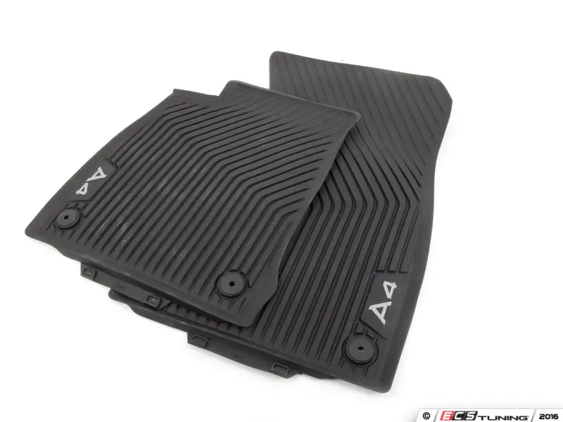 AUDI Genuine 4H1061221041 Front All Weather Floor Mat