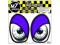 ES#3089010 - 92-9014 - M7 Eye Decal Set - Blood Shot Purple - Add some eyes to your engine bay wheel well - M7 Speed - MINI