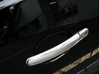 ES#10343 - VT#1A0013-1 - Chrome Door Handle Cover Kit - 4 Door - Transform the look of your VW Golf , Jetta, and New Bettle with these Chrome door handle covers. This kit contains one key hole - ECS - Volkswagen