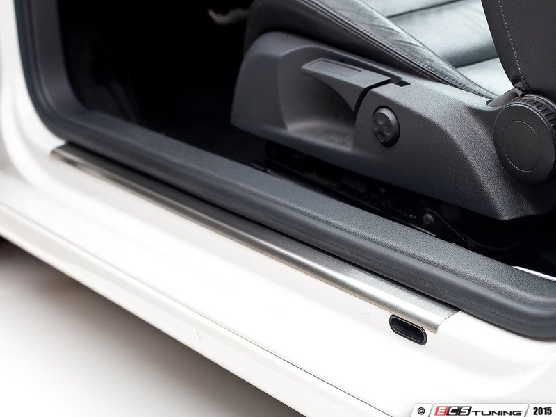 JCAPS J027 Door Sill Guard Set Brushed