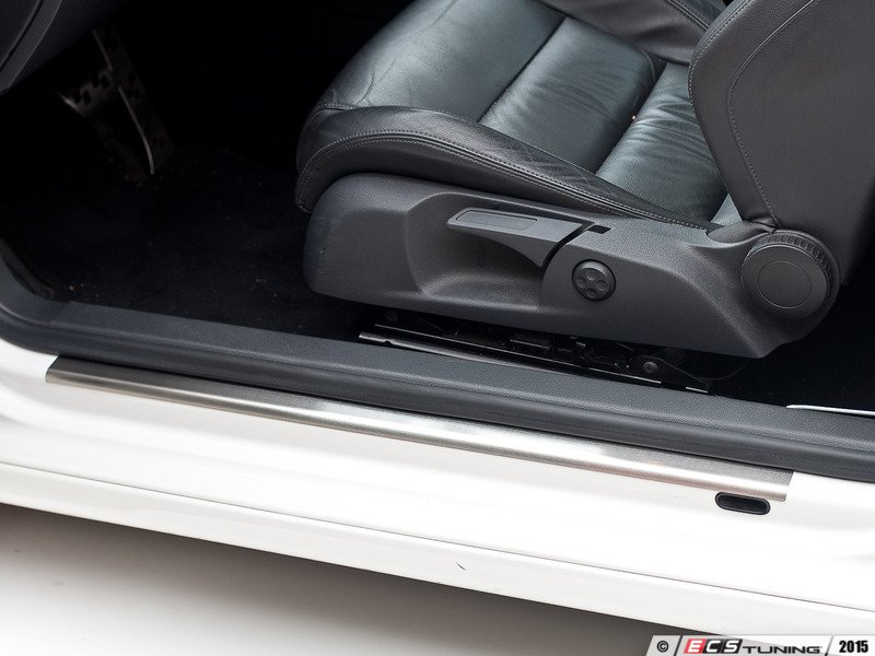 JCAPS J027 Door Sill Guard Set Brushed