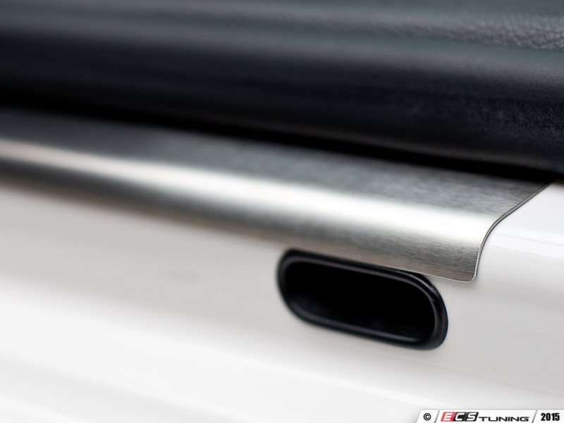 JCAPS J027 Door Sill Guard Set Brushed