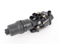 ES#3023140 - 06F115397H - Oil Filter Housing Assembly OE# 06F115397J - Mounted to the engine block and houses the engine oil filter - URO - Audi Volkswagen