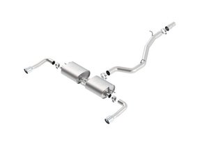 ES#3102518 - 140682 - Performance Cat-Back Exhaust System - 3.00" split into two 2.25" stainless steel with dual 3.50" polished stainless tips - Borla - Audi