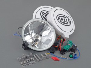 ES#3090505 - 010032801 - Hella 700FF Driving Lamp Kit - Auxiliary/Universal Lamp Kit - Light up the road ahead and make a statement! - Hella - Audi BMW Volkswagen Mercedes Benz MINI Porsche