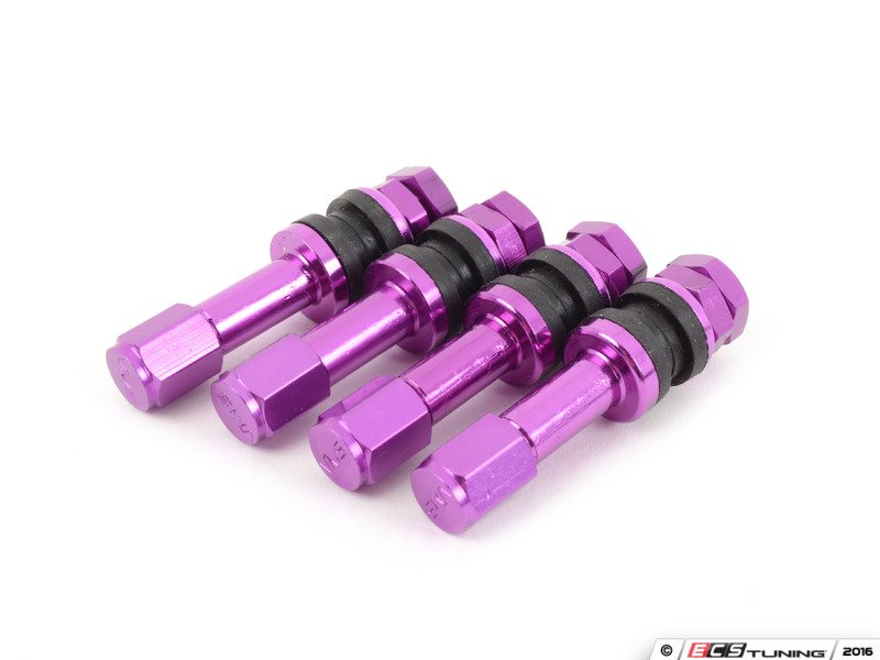 VMS Racing WVC001PR Aluminum Valve Stem Kit Purple (NO LONGER
