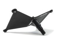 ES#3103010 - AMPBDY200 - Front Licence Plate Relocation Kit - Avoid drilling holes in your bumper by utilizing a tow hook mounted plate bracket 2002-2010 - Alta Performance - MINI