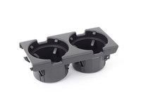 ES#86857 - 51168217953 - Front Cup Holder Insert - Schwarz - Cup holder insert that fits into the center console - Genuine BMW - BMW