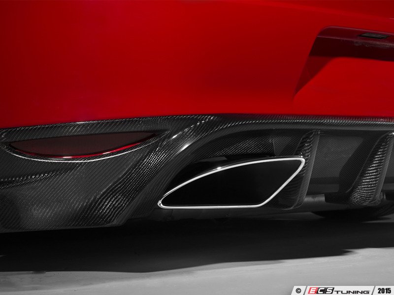 ECS News ECS Carbon Fiber Rear Diffuser VW MK7 GTI