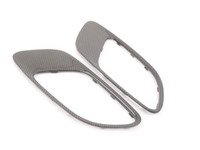 ES#3023024 - BM-0238 - Hood Vent Trim Kit - Carbon Fiber - Direct replacement carbon fiber hood vent trims - AUTOTECKNIC - BMW