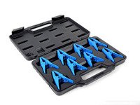 ES#2748908 - 005939SCH01A - 8 Piece Fluid Line Stopper Kit - This kit contains 2 of each size Shark type clamps designed to make a temporary seal on the end of an open line. Includes clamps with 5/16