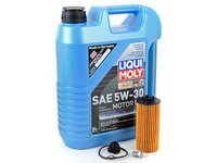 ES#3125873 - 11428570590kt10 - MINI Liqui Moly 5w-30 Oil Service Kit Gen 3 1.5L - Priced As Kit - All in one service for your MINI : with Oil Pan Drain Plug - Assembled By ECS - MINI
